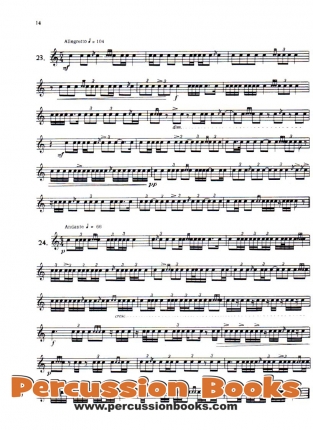 Studies for Snare Drum 4 Sample 2